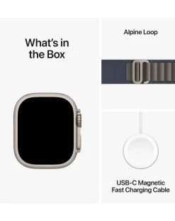 Apple Watch Ultra 2 Cellular 49mm Titanium Case with Alpine Loop - Medium