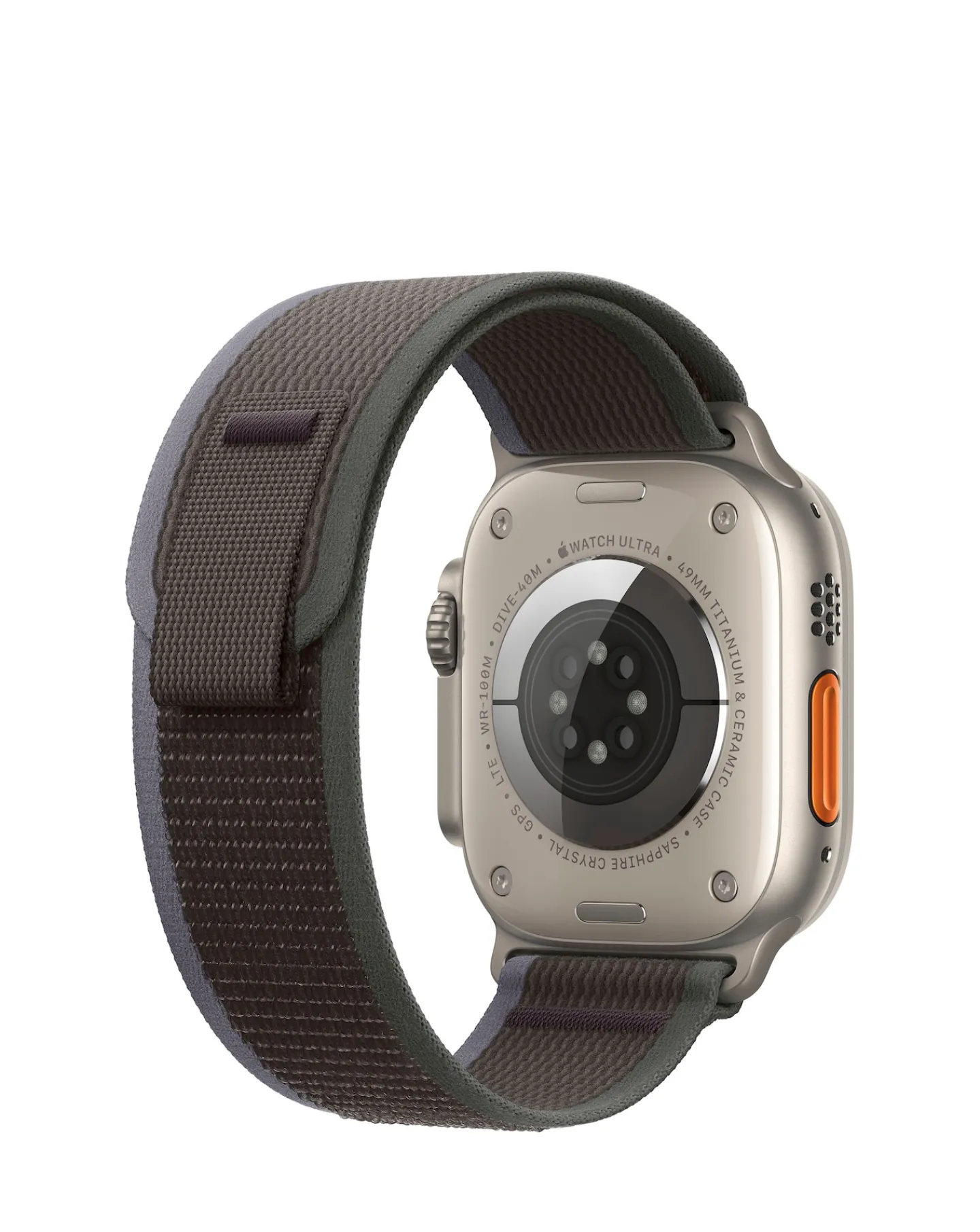 Apple Watch Ultra 2 Cellular 49mm Titanium Case with /Black Trail Loop - S/M