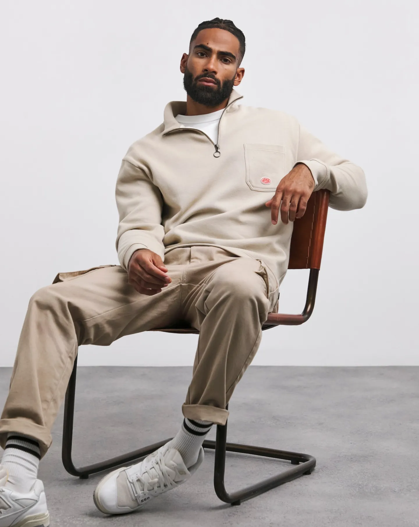 Armor Lux 1/4 Zip Sweatshirt