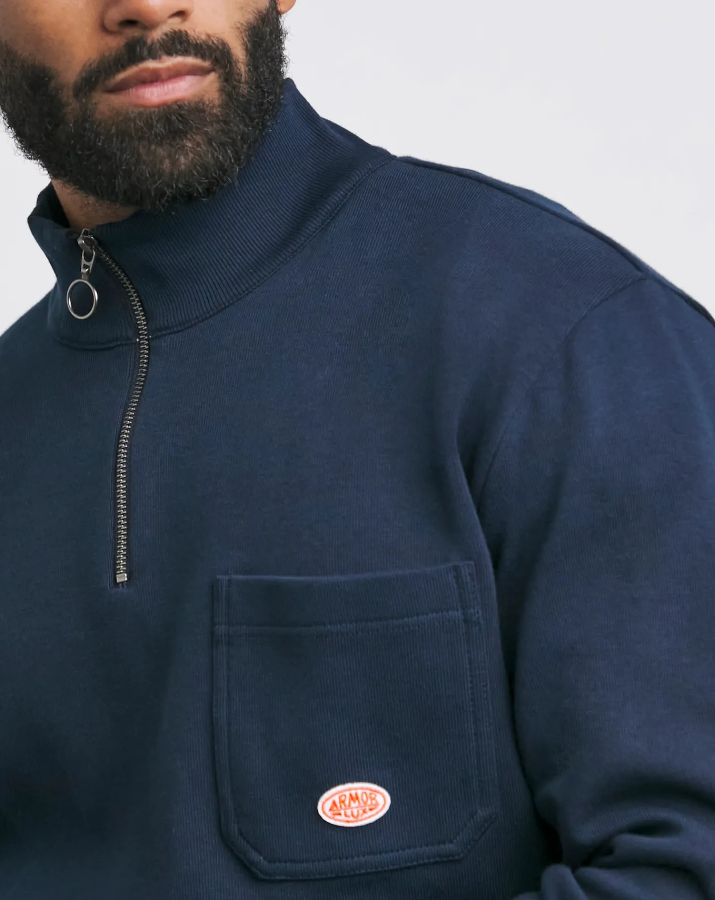 Armor Lux 1/4 Zip Sweatshirt