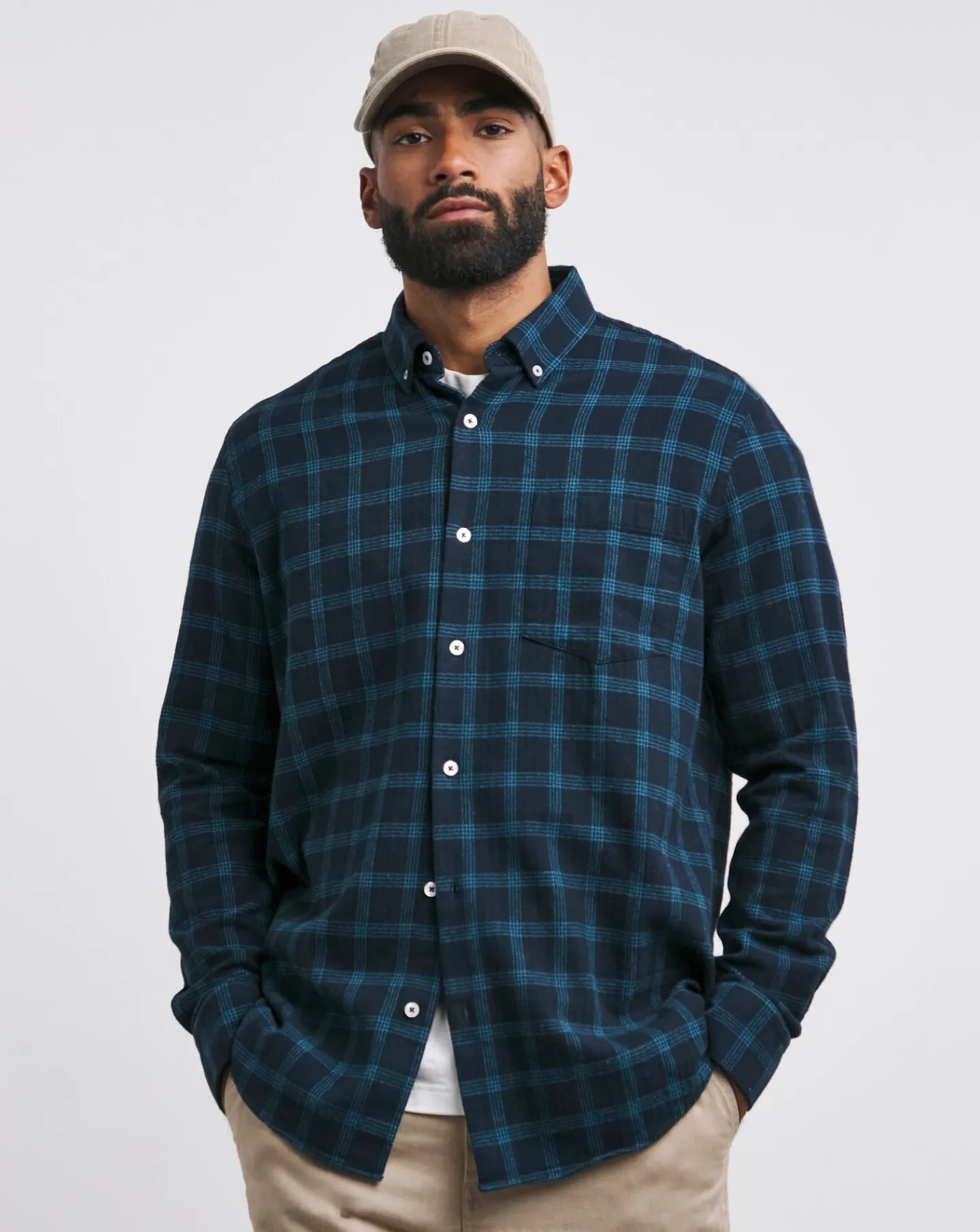Armor Lux Blue Checked Shirt