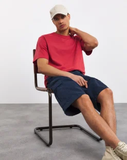 Armor Lux Classic Crew Neck Red T-Shirt