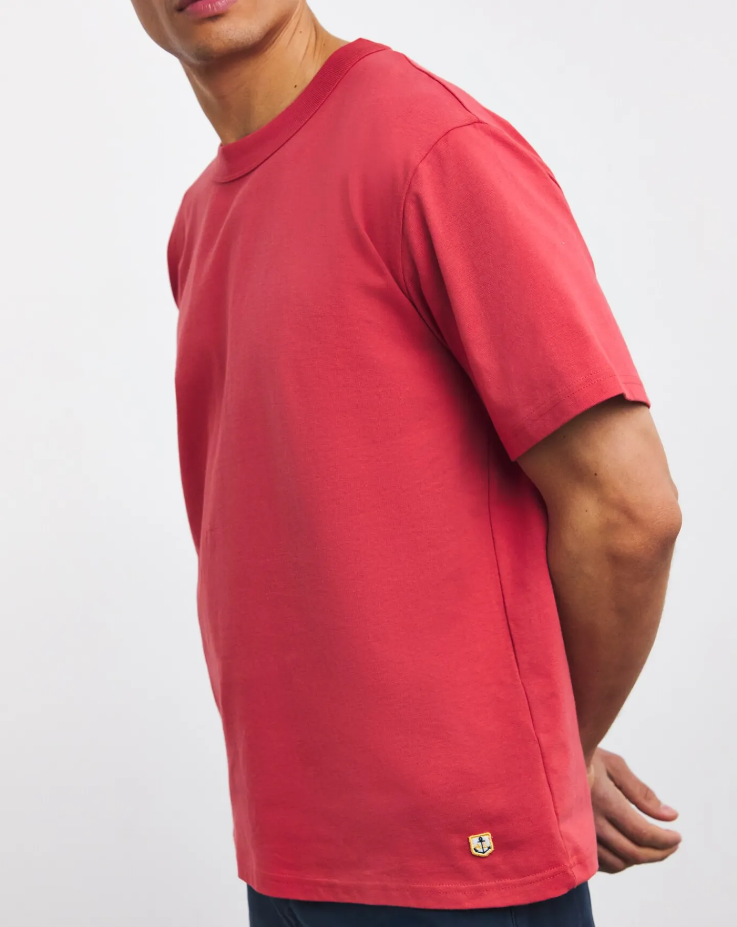 Armor Lux Classic Crew Neck Red T-Shirt