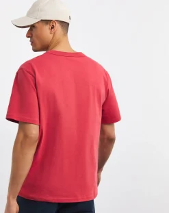 Armor Lux Classic Crew Neck Red T-Shirt