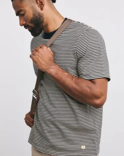 Jacamo Armor Lux Hertiage Stripe Crew Neck T-Shirt