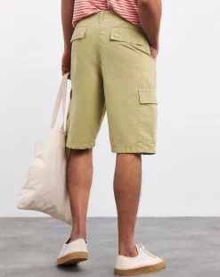 Armor Lux Pale Olive Cargo Shorts