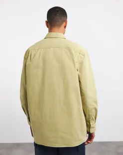 Armor Lux Pale Olive Shirt Jacket