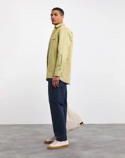 Armor Lux Pale Olive Shirt Jacket