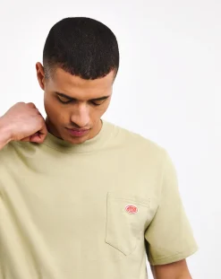 Armor Lux Pocket Pale Olive T-Shirt