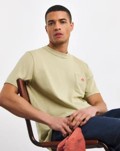Armor Lux Pocket Pale Olive T-Shirt