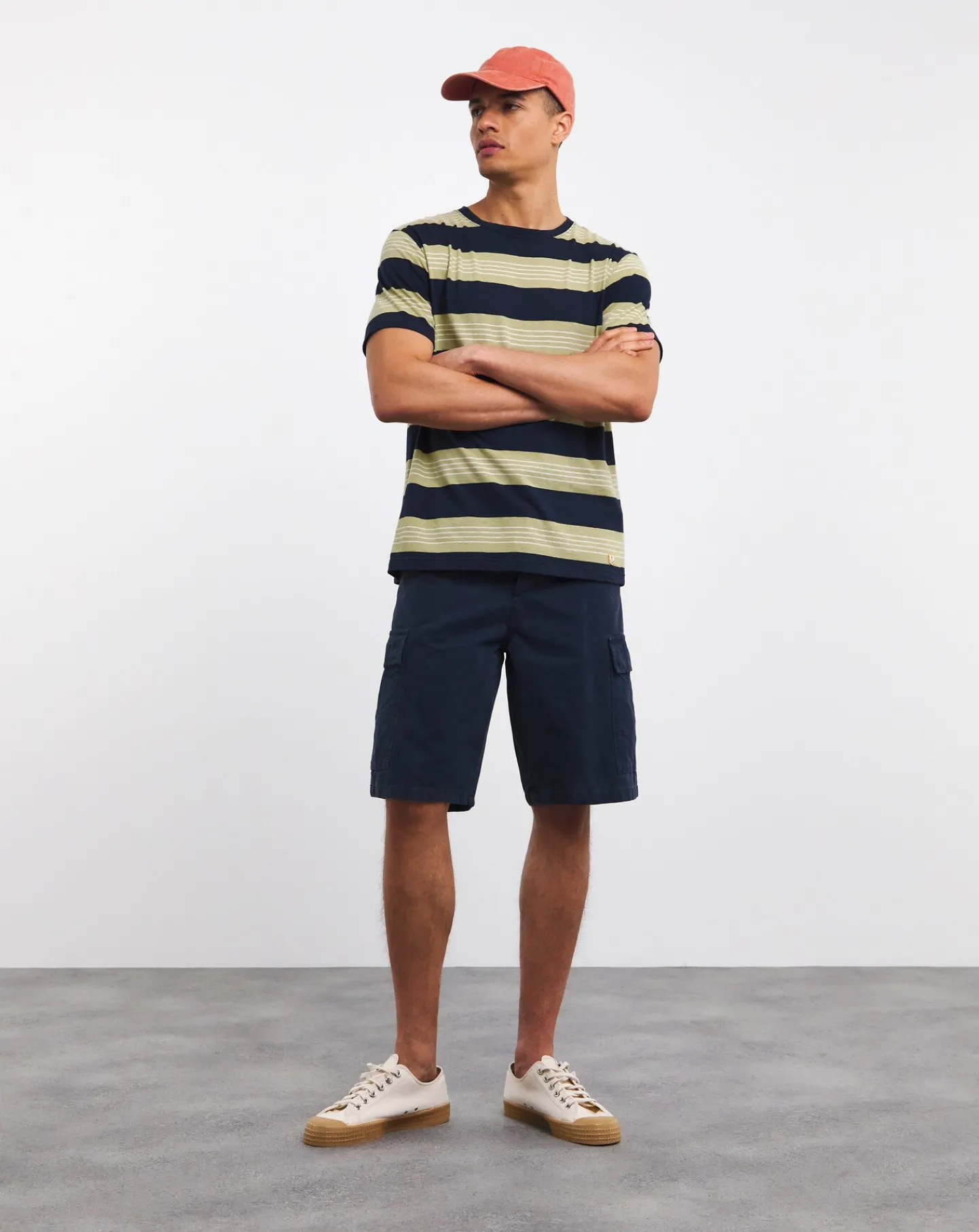 Armor Lux Striped Crew Neck T-Shirt