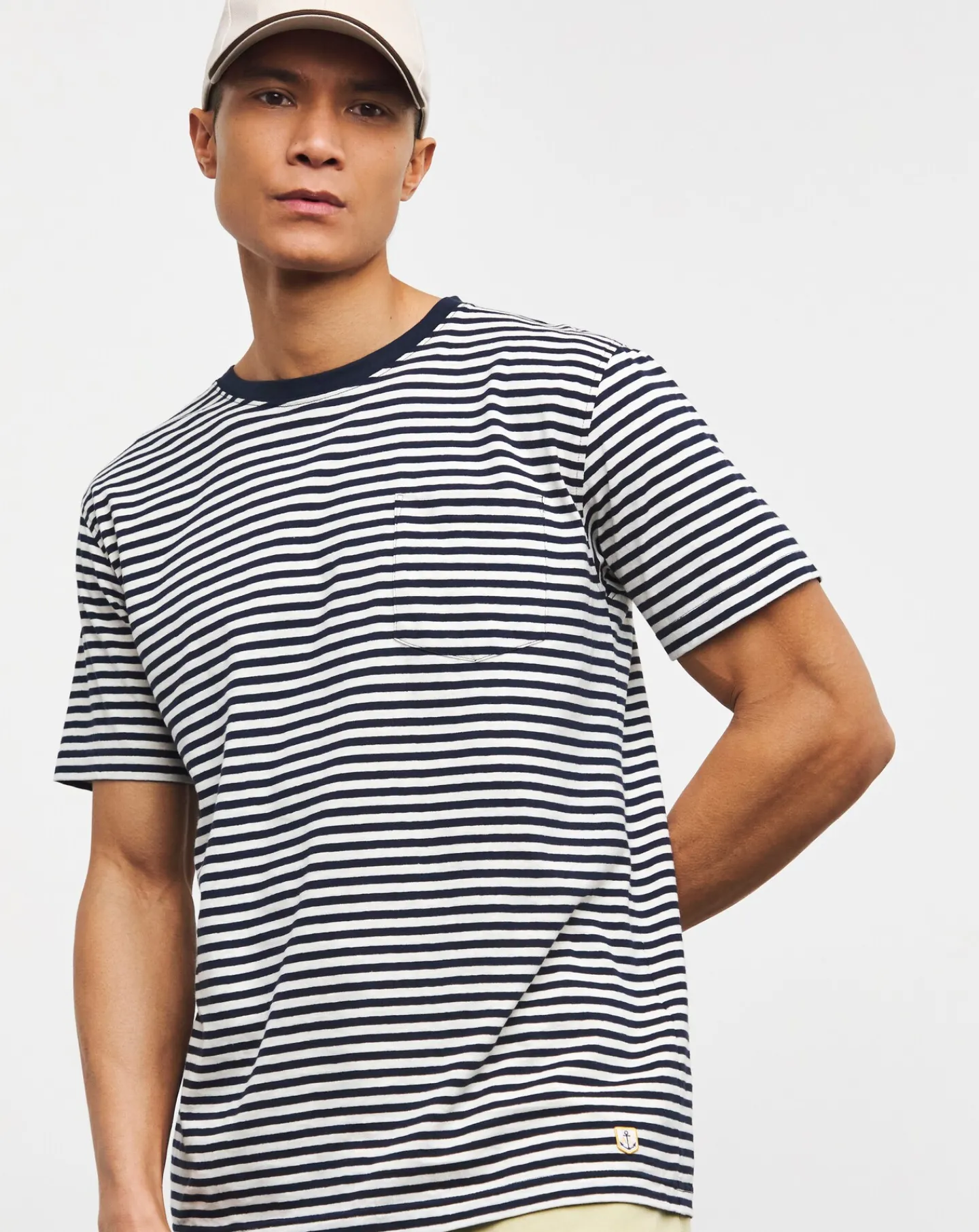 Armor Lux Striped Pocket T-Shirt