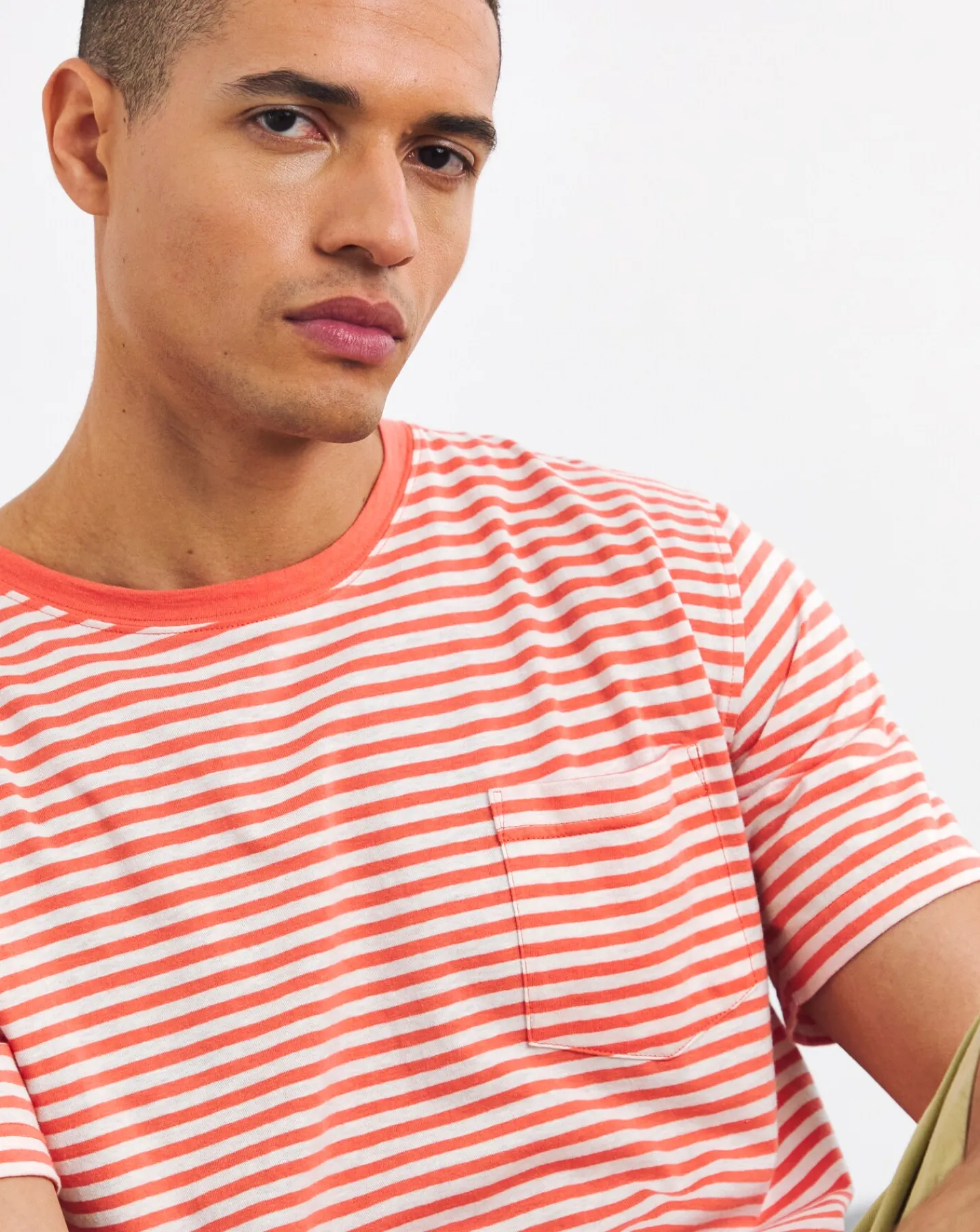 Armor Lux Striped Pocket T-Shirt