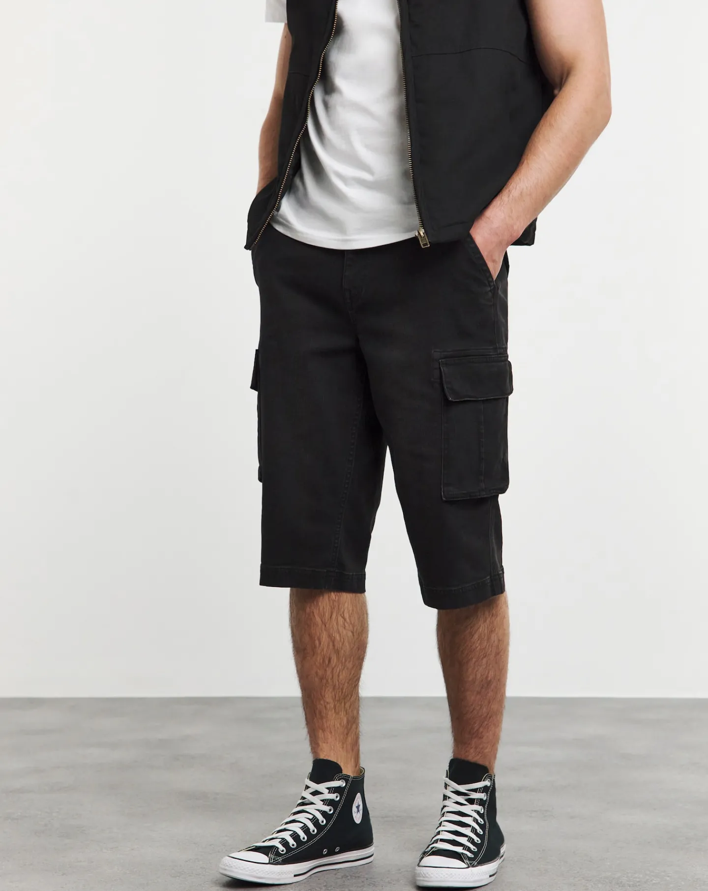 Jacamo Atlas 3/4 Length Denim Shorts