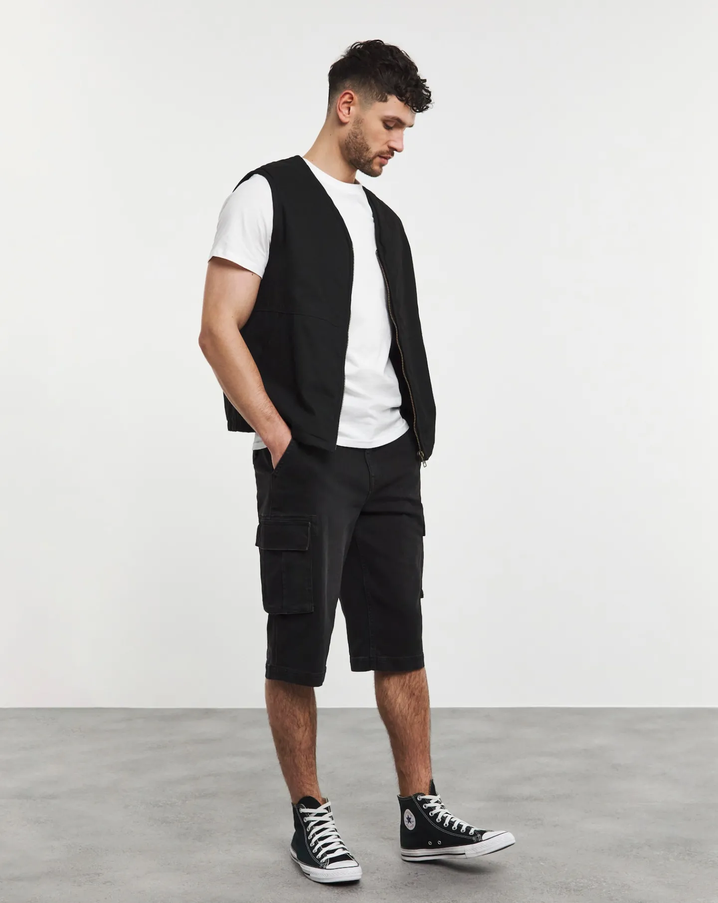 Jacamo Atlas 3/4 Length Denim Shorts