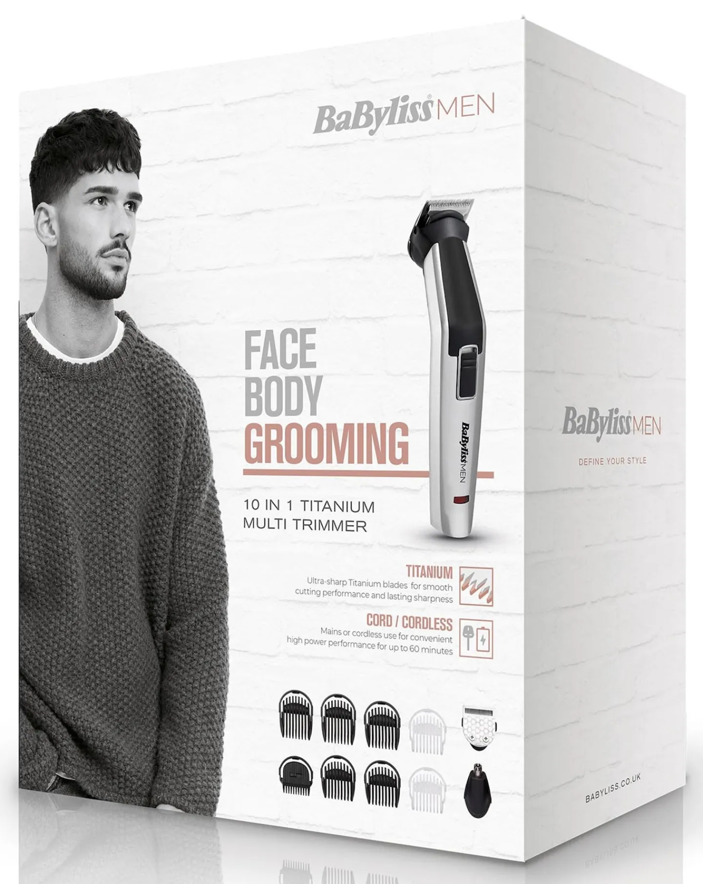 BaByliss 7255U 10-in-1 Titanium Multi Trimmer Kit