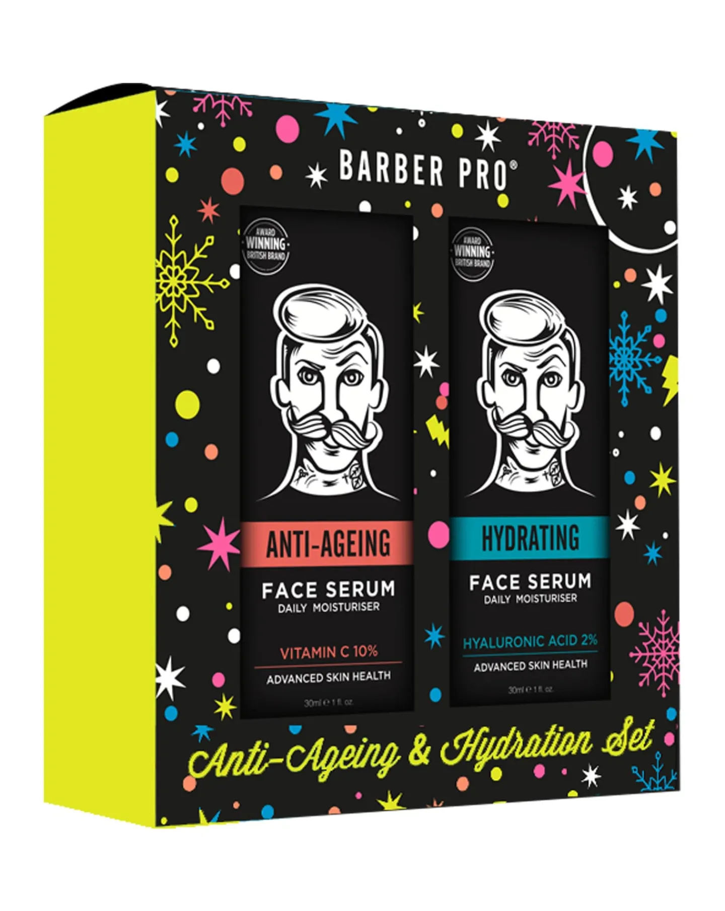 Barber Pro Anti-Ageing & Hydration Set Serum Duo
