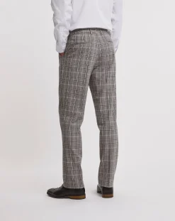 Jacamo Textured Check Reg Suit Trouser