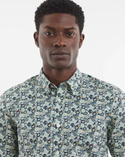 Ben Sherman Floral Print Long Sleeve Shirt