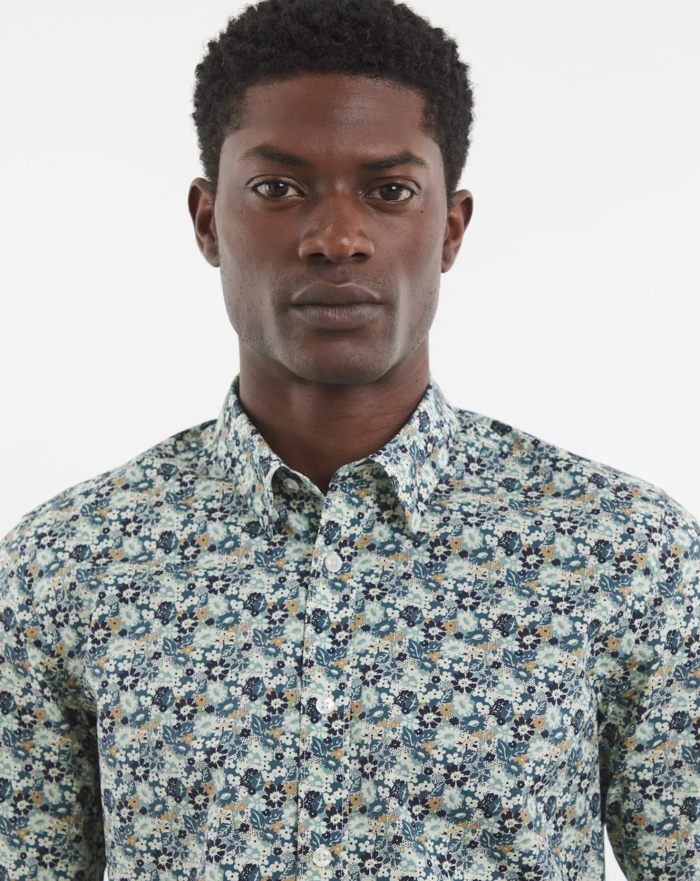 Ben Sherman Floral Print Long Sleeve Shirt