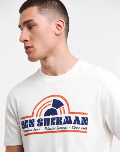 Ben Sherman Juke Box Jams Slub T-Shirt