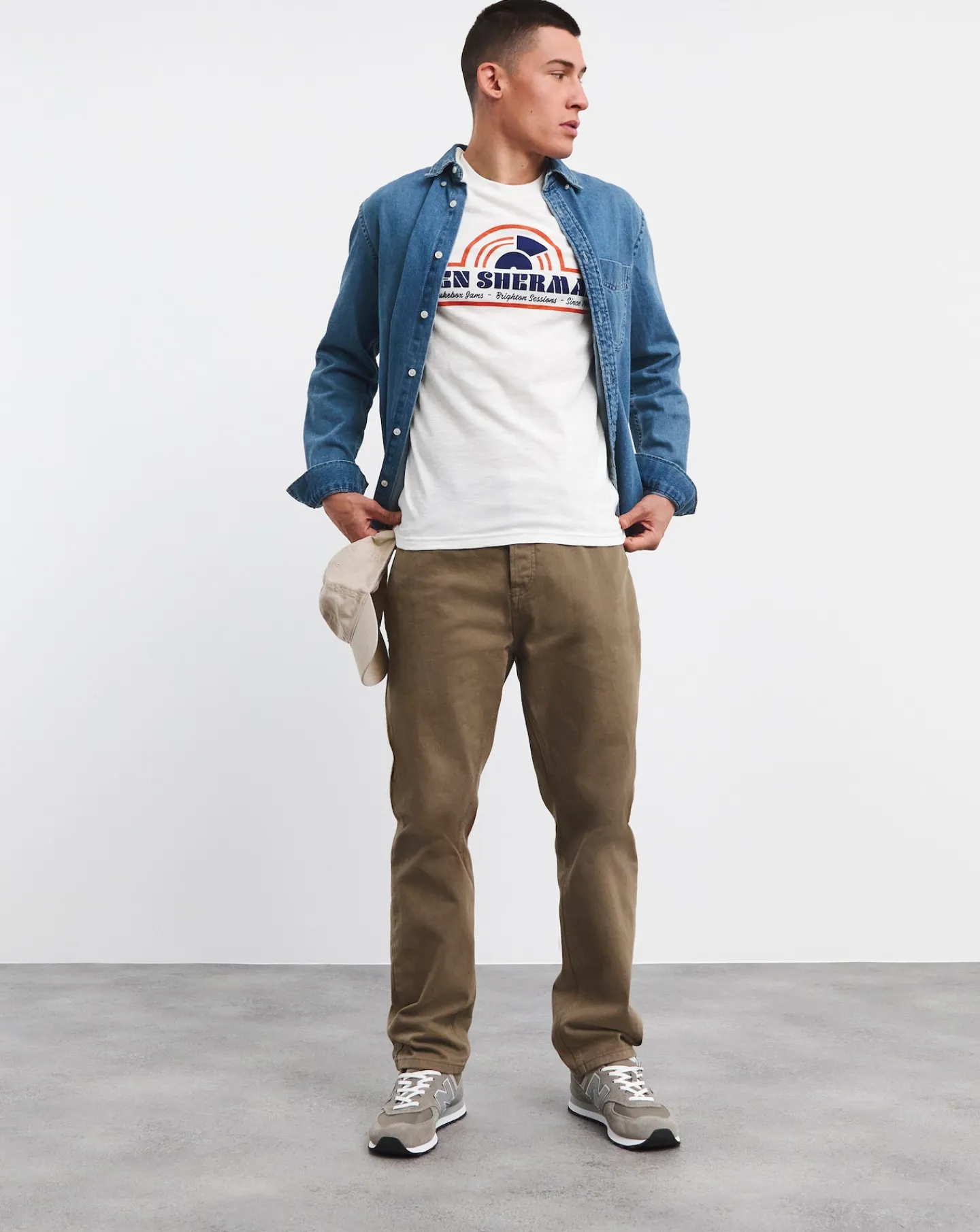 Ben Sherman Juke Box Jams Slub T-Shirt