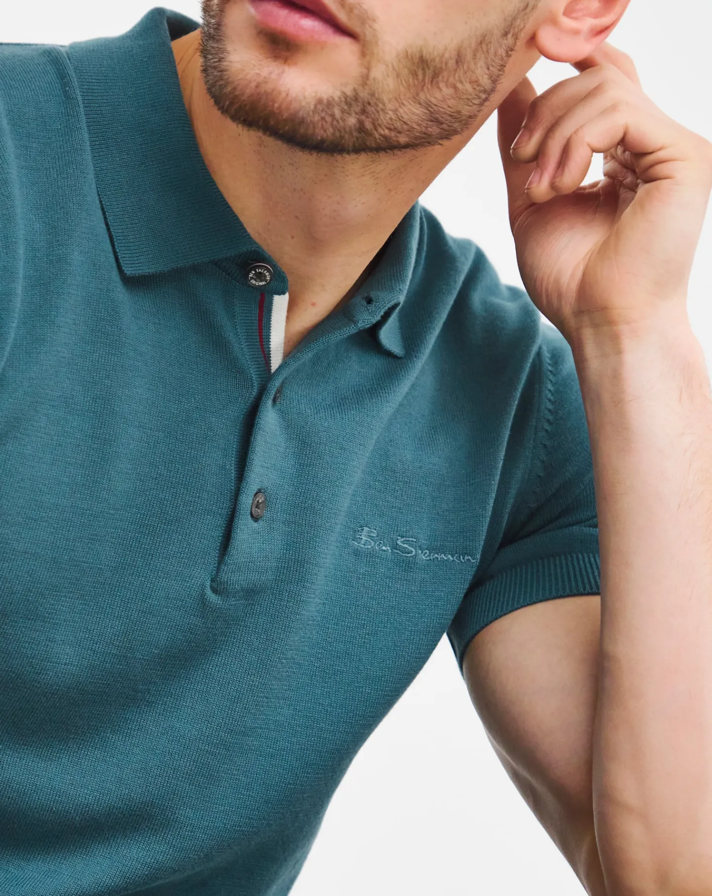 Ben Sherman Signature Knitted Short Sleeve Polo