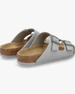 Birkenstock Mens Arizona Birko-Flor Coin Two Bar Mules Standard Width