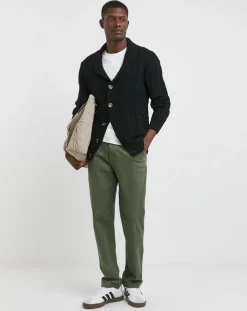 Jacamo Cable Knit Shawl Neck Cardigan