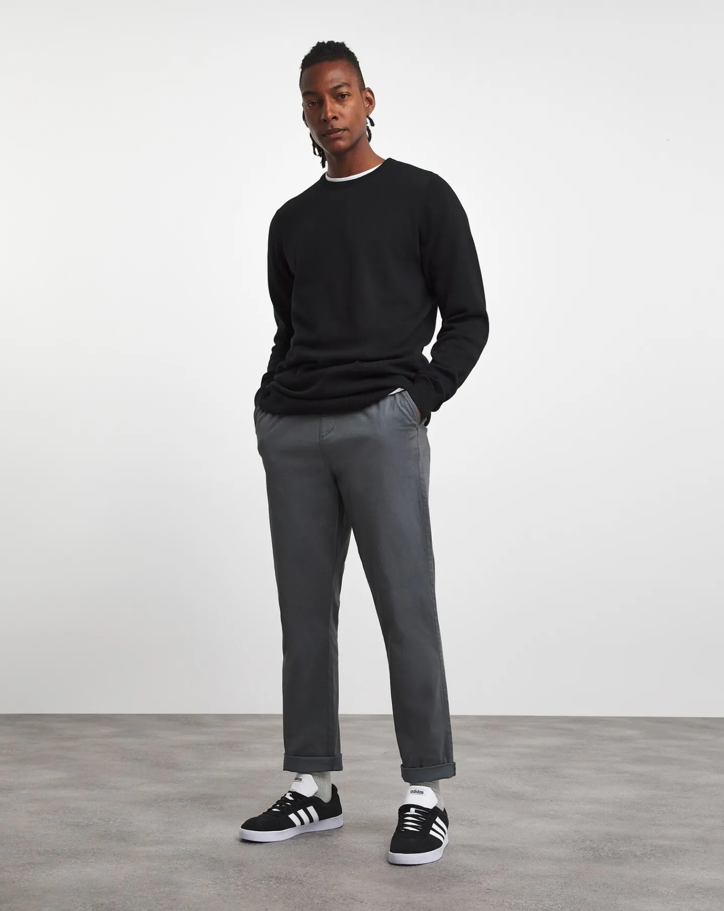 Jacamo Cotton Crew Neck Jumper