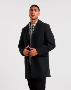 Jacamo Faux Wool Overcoat