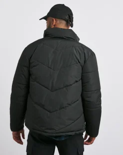 Jacamo Funnel Neck Reversible Puffer Coat