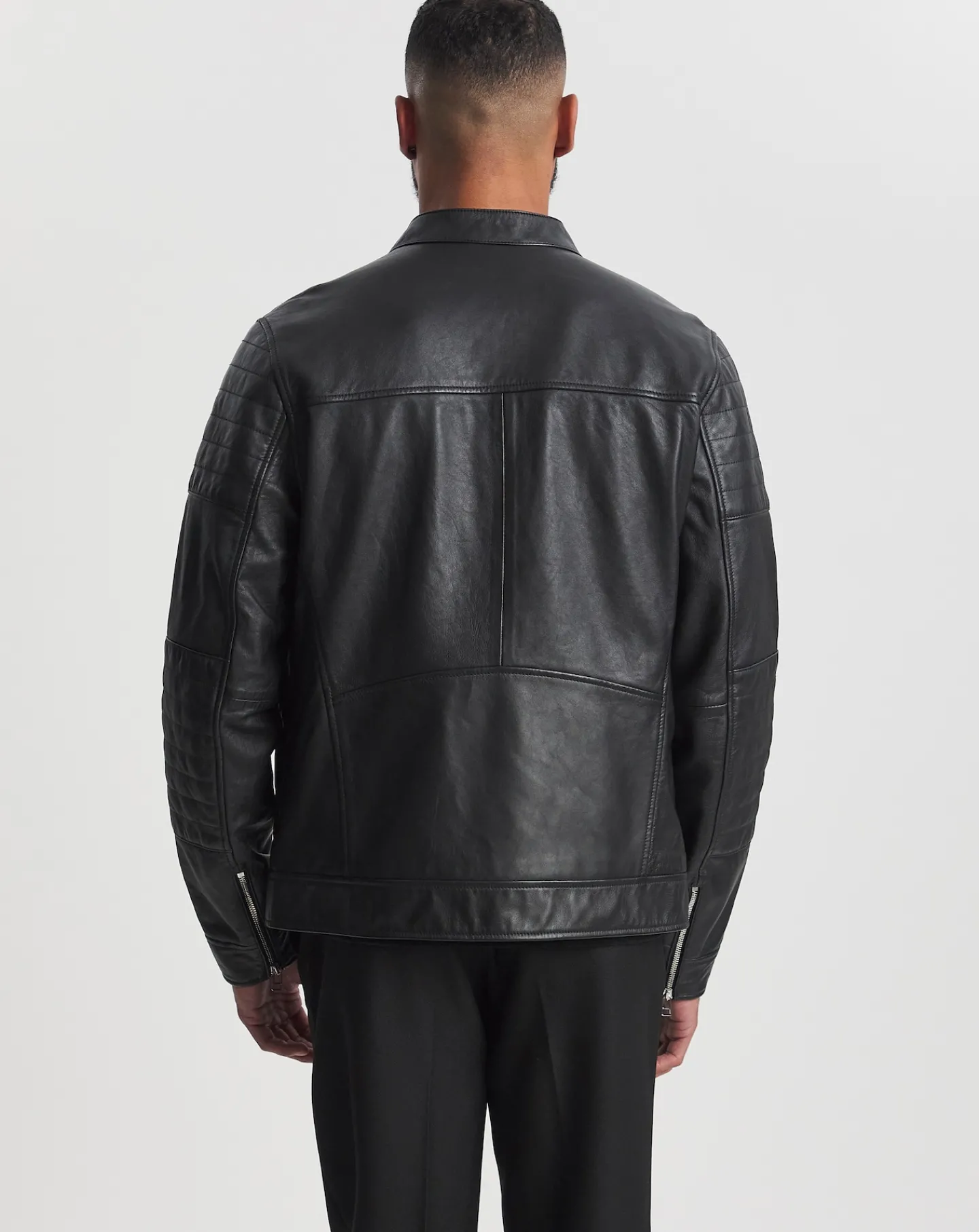 Jacamo Leather Racer Jacket