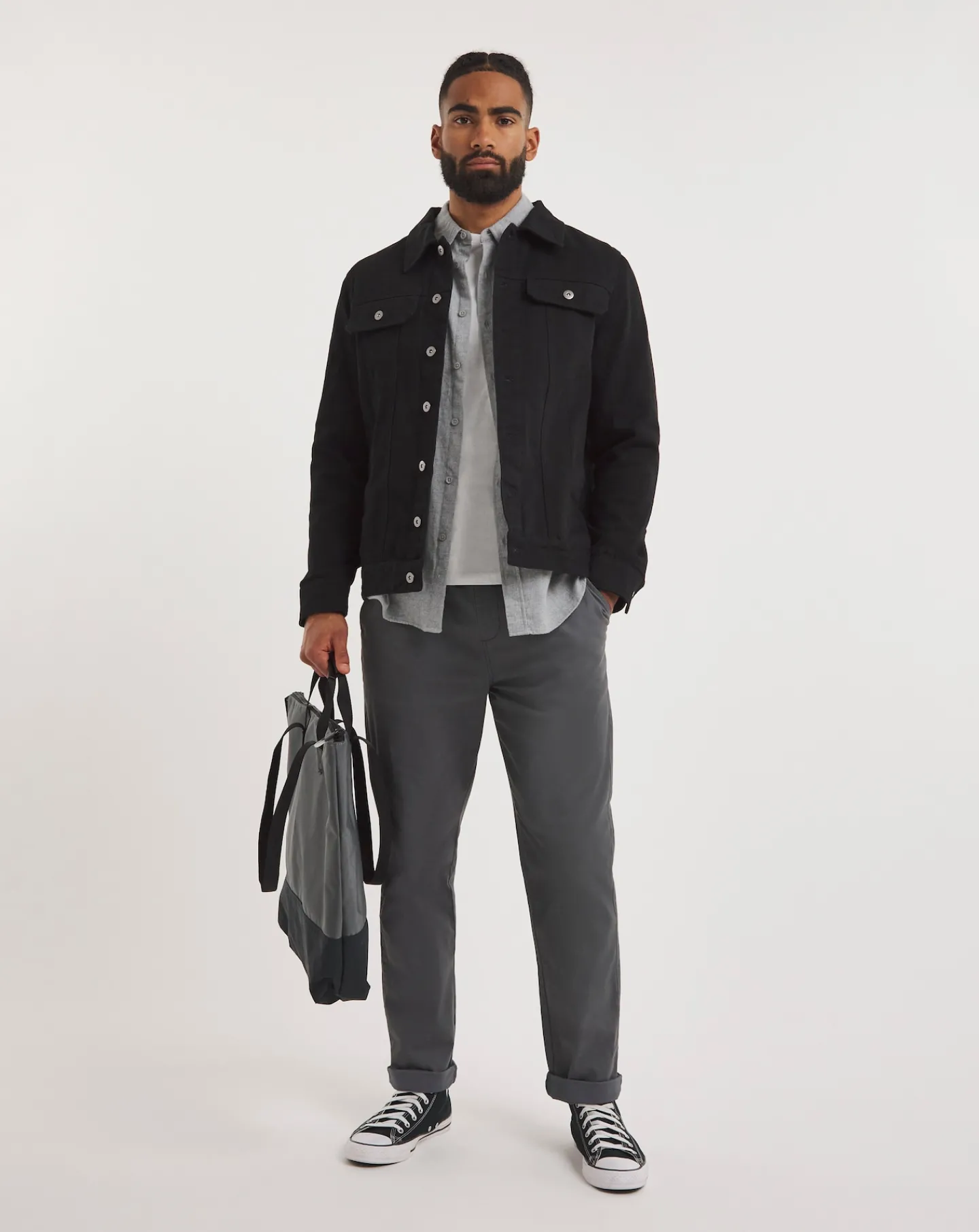 Jacamo Twill Trucker Jacket