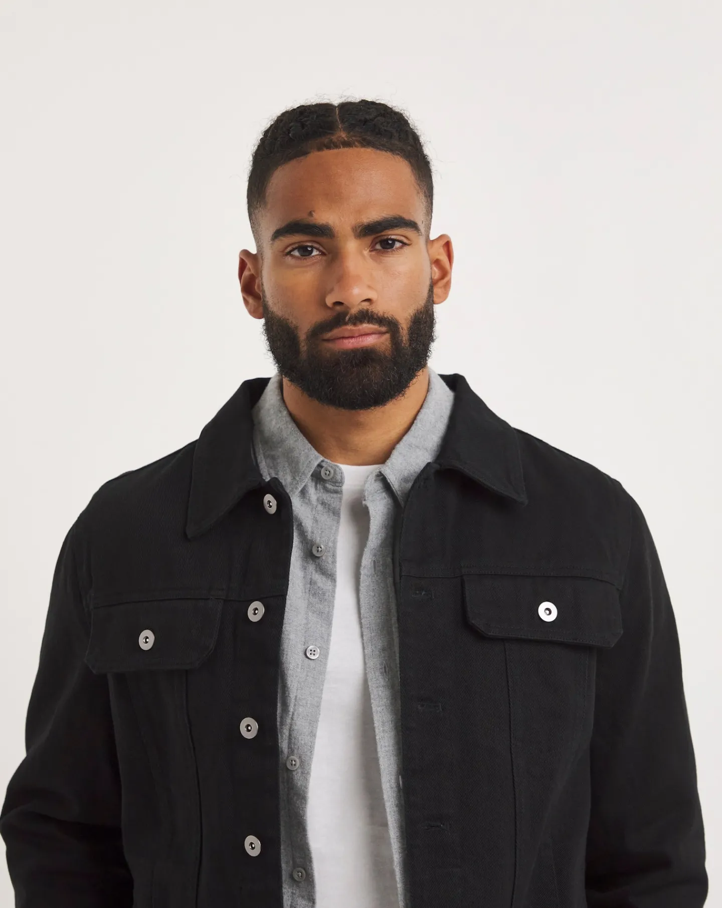 Jacamo Twill Trucker Jacket
