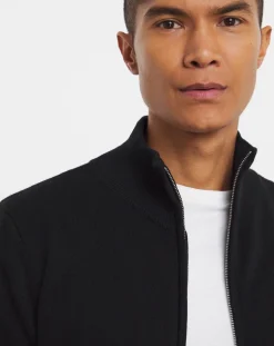 Jacamo Zip Through Funnel Neck Knit Cardigan