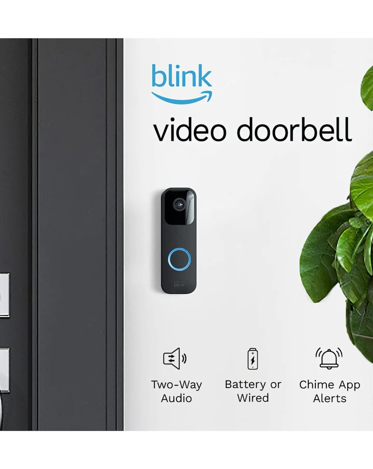 Blink Video Doorbell with Sync Module 2 -