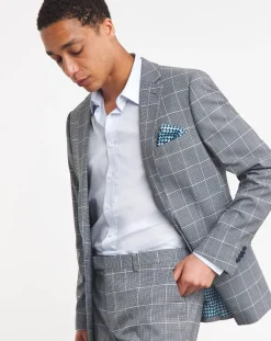 Jacamo Check Regular Fit Suit Jacket