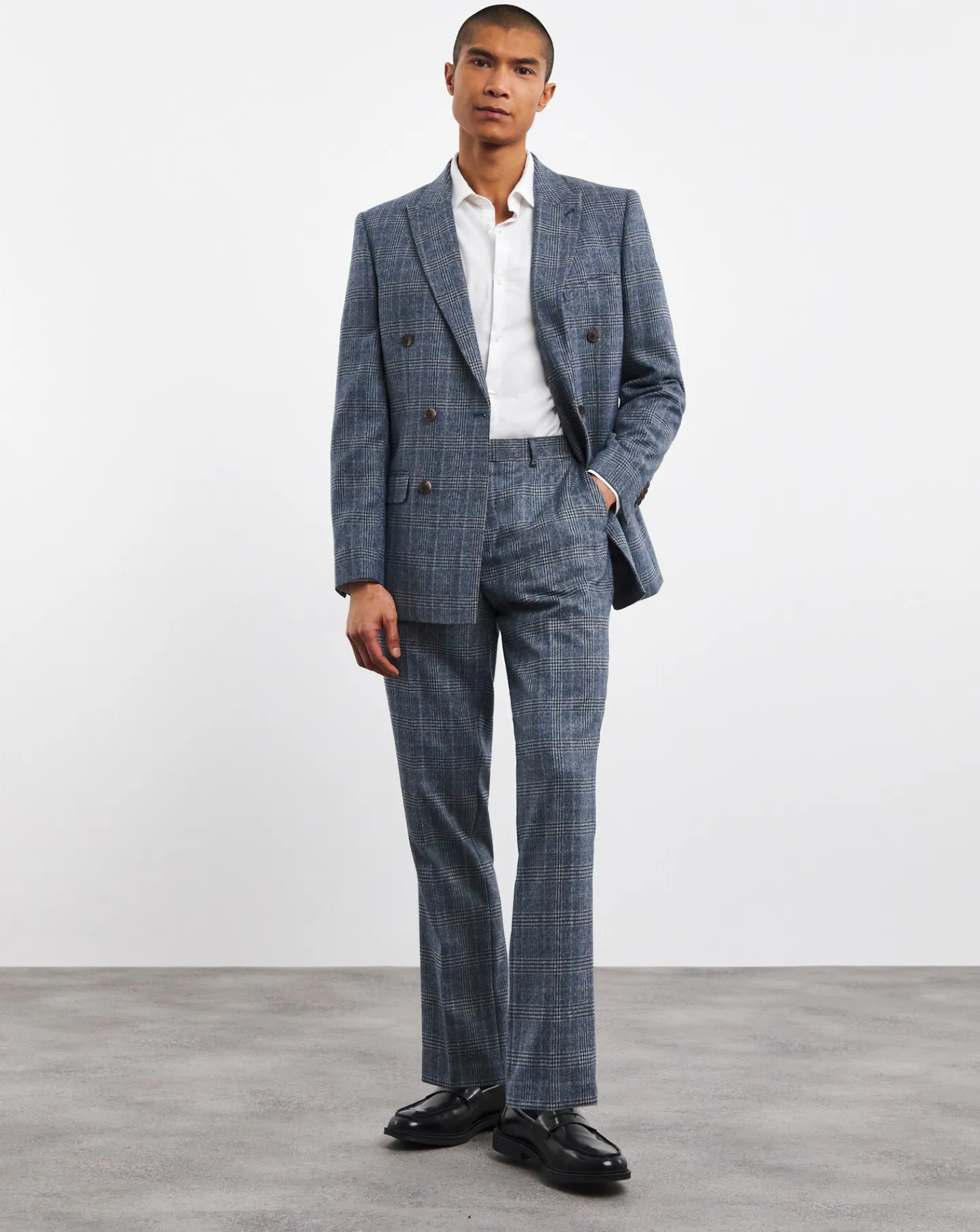 Jacamo Check Regular Fit Suit Trouser