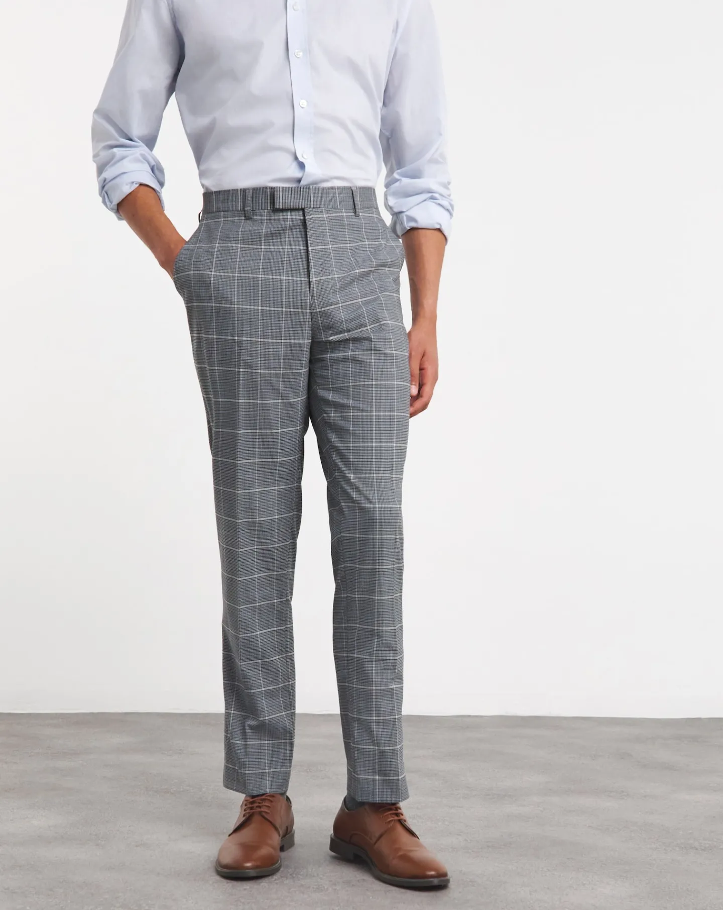 Jacamo Check Regular Fit Suit Trouser