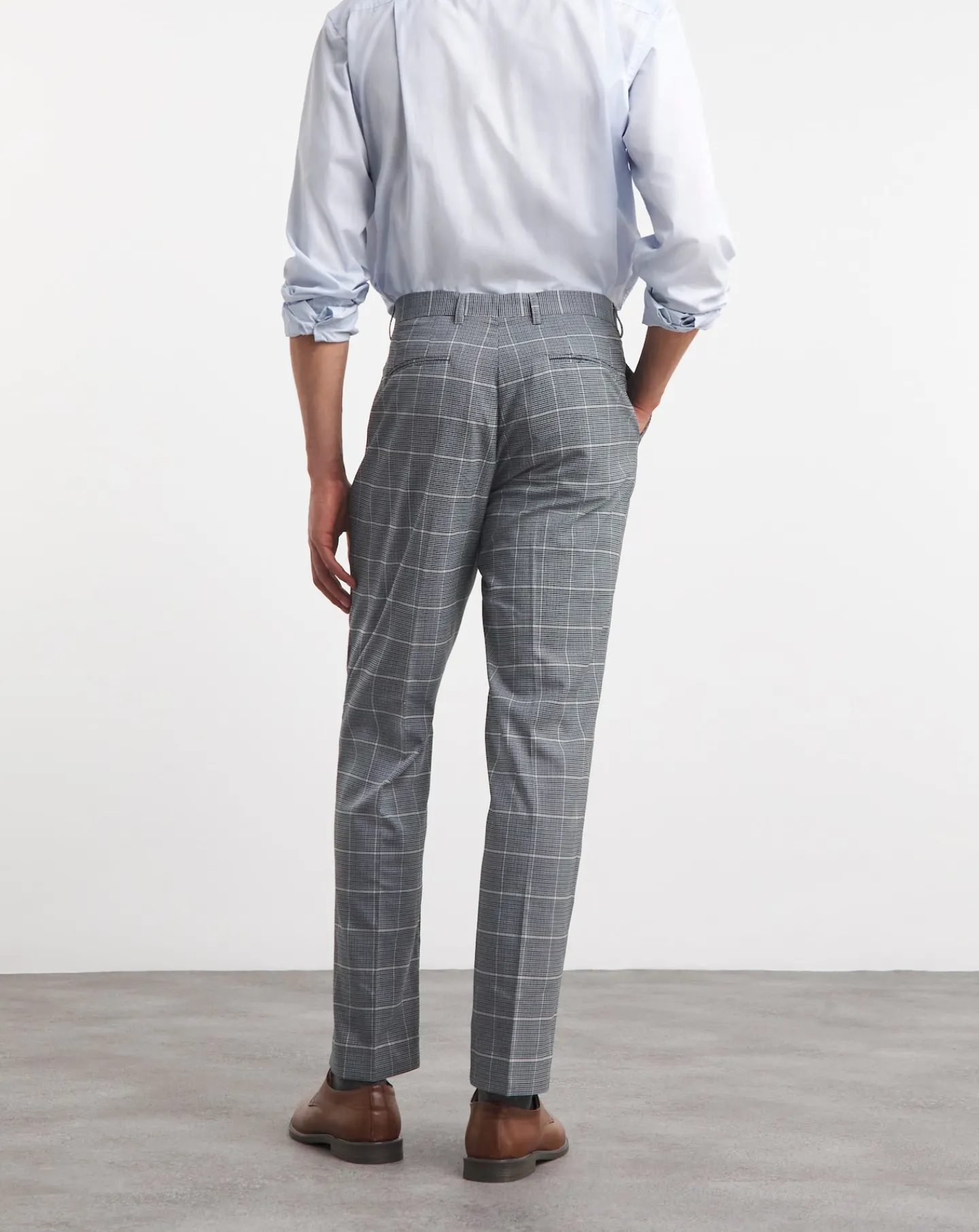 Jacamo Check Regular Fit Suit Trouser