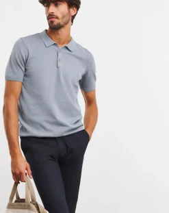 Jacamo Cotton Short Sleeve Knit Polo