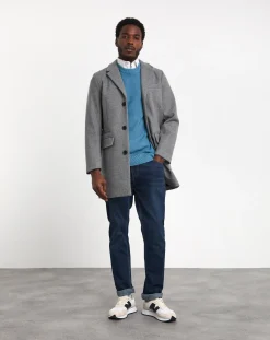 Jacamo Pigment Dyed Slouch Knitted Jumper