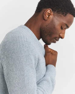 Jacamo Twisted Knit Crew Neck Jumper