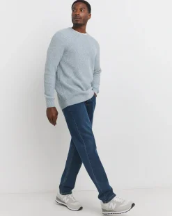 Jacamo Twisted Knit Crew Neck Jumper