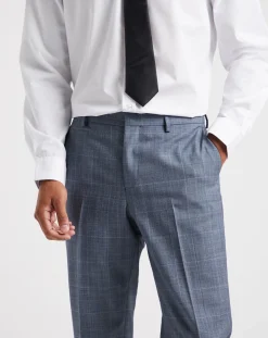 Jacamo Windowpane Check Reg Suit Trouser