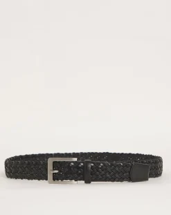 Jacamo Bonded Leather Plaited Belt
