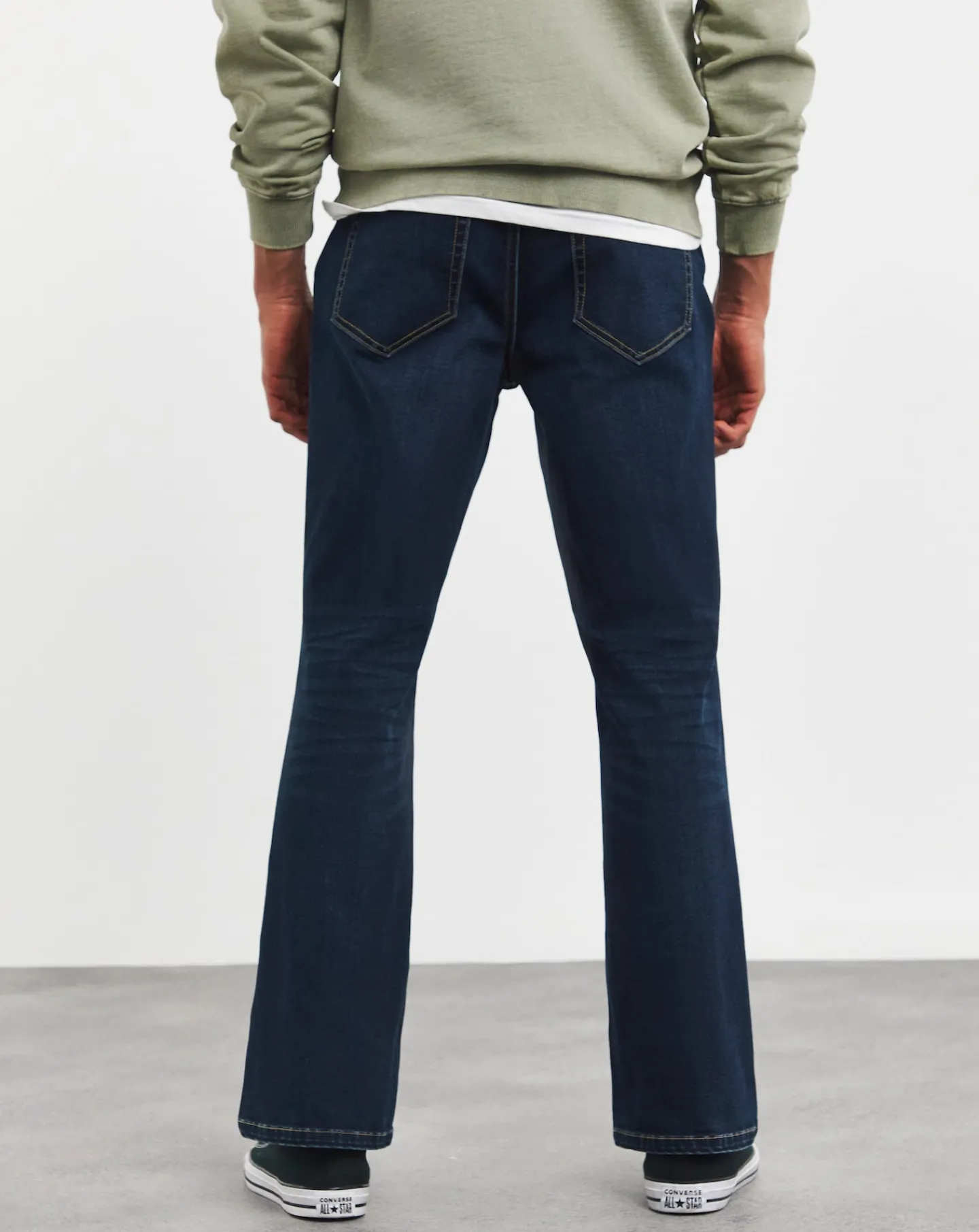 Jacamo Bootcut Fit Stretch Jeans Darkwash