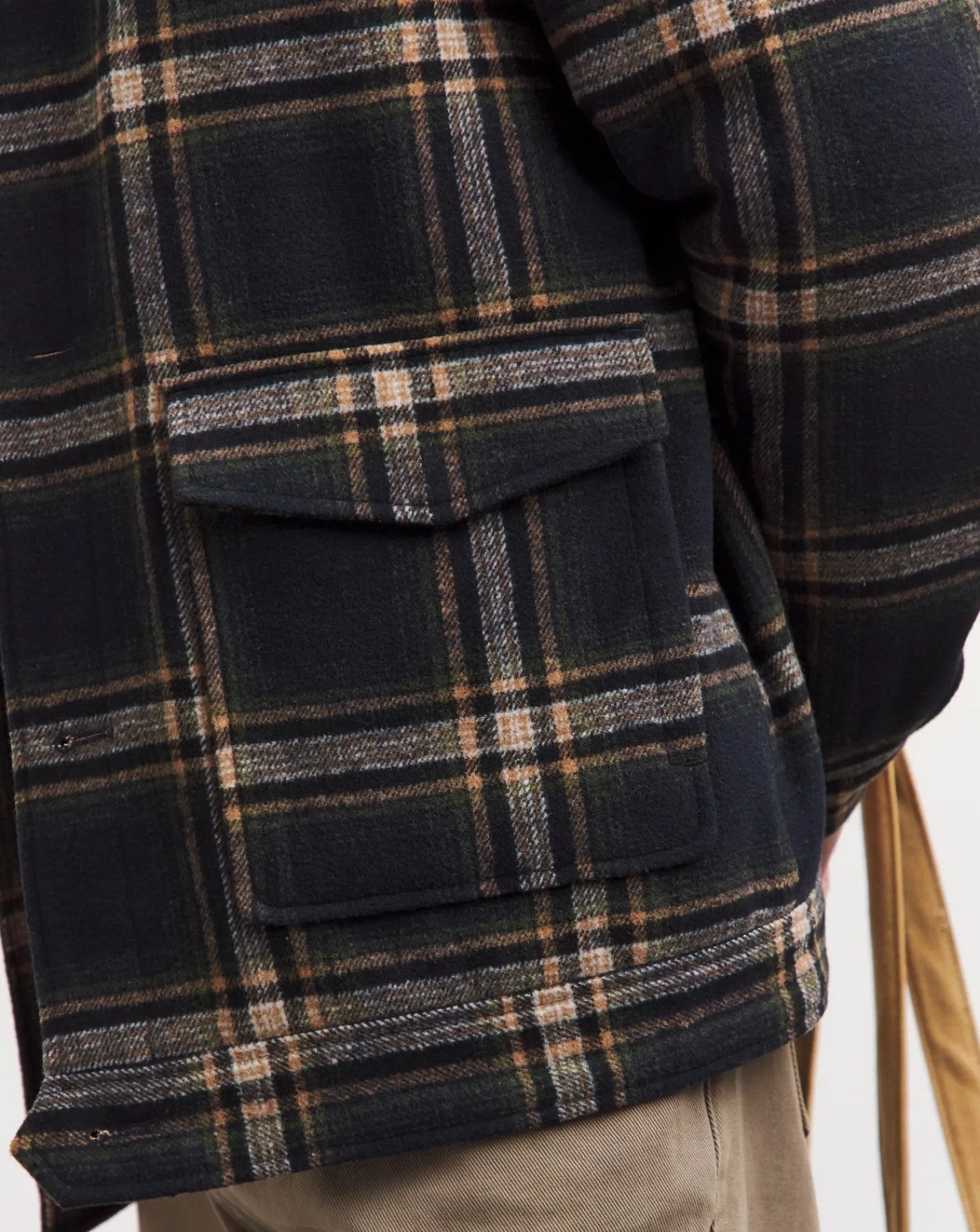 Jacamo Borg Collar Check Shacket