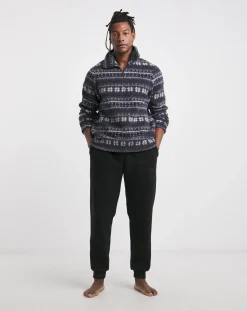 Jacamo Borg Fairisle Loungewear Set